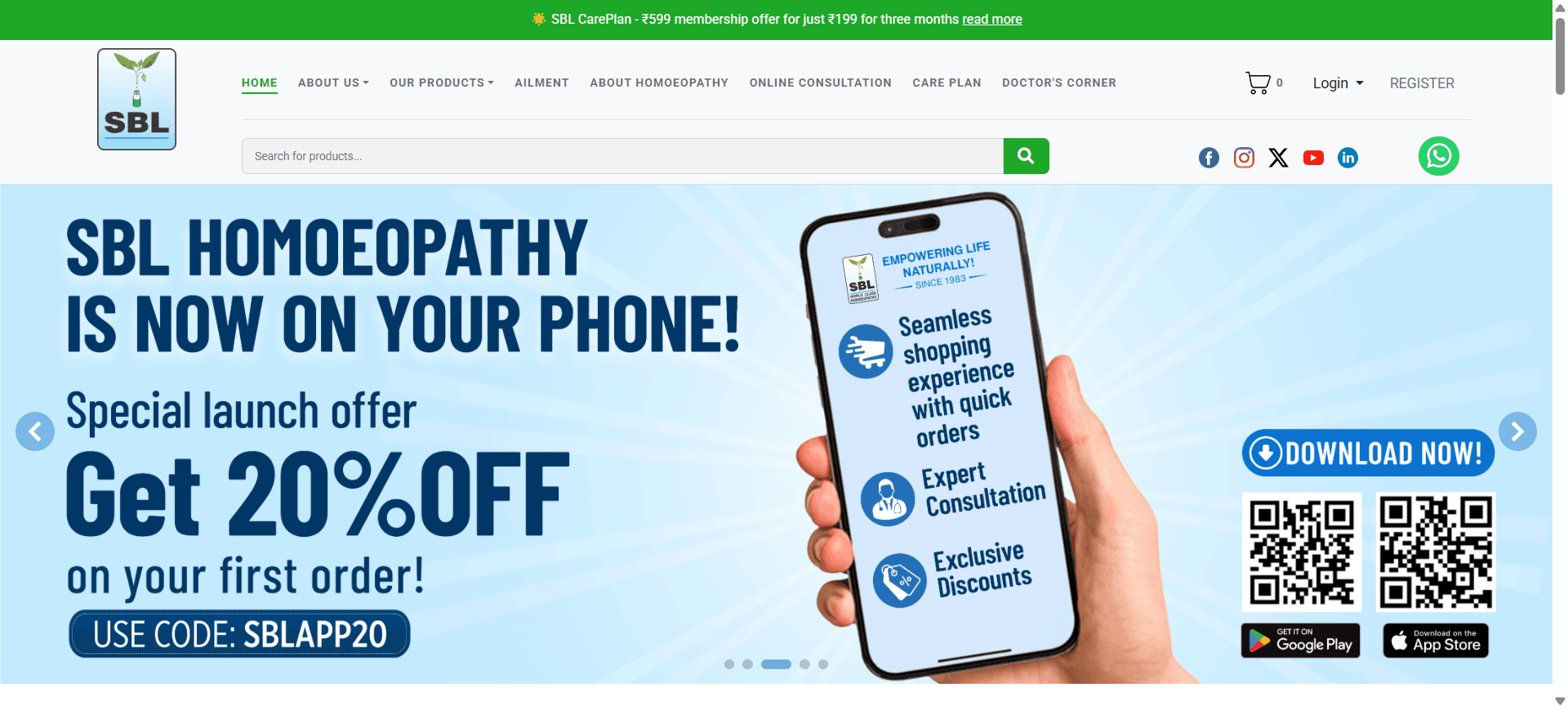 SBL Global (Web & Mobile App)